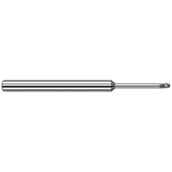 End Mill for Aluminum Alloys - Ball, 0.0310" (1/32)